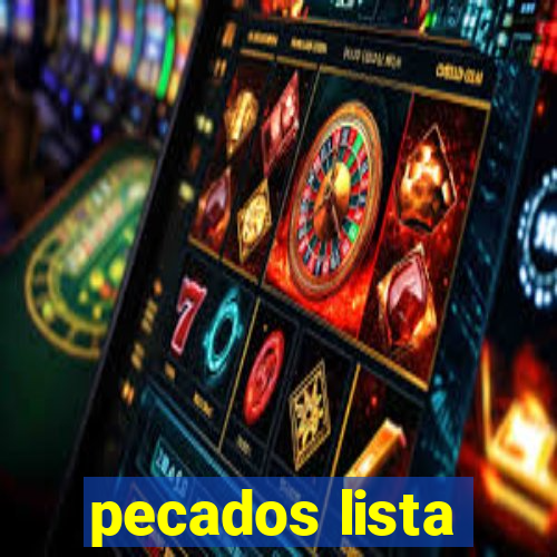 pecados lista